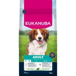 Eukanuba Premium Nutrition Adult Small & Medium Breed cordero y arroz - 12 kg