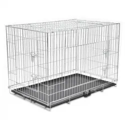 Jaula Para Perros | Perrera Exterior Plegable De Metal Xxl Cfw765808
