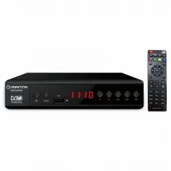 Manta DVBT024PRO Decodificador TDT2 DVBT-T2 HEVC H.265 FullHD Negro