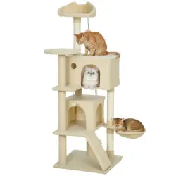 PawHut Árbol para Gato - Beige