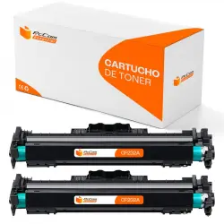 Pccom Essential Tambor Compatible HP CF232a/32a Negro Pack 2
