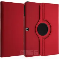 Avizar Funda Libro Soporte Roja para Samsung Galaxy Tab 4 10.1 T530