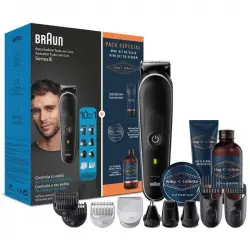 Braun Series 5 MGK5440 Recortadora 10 en 1 + Pack Especial King C. Gillette para Cuidado de la Barba