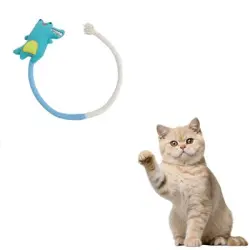 FurryFusion  de cuerda para masticar para gatos - Pequeño caimán