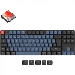 Keychron K1 Pro QMK/VIA Teclado Mecánico Inalámbrico Low Profile RGB Backlight Switch Red