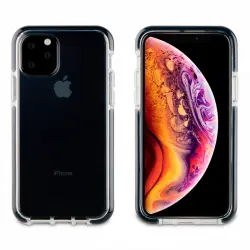 Muvit Tiger Soft Funda Shockproof 2m Bordes Negros para iPhone 11 Pro Max