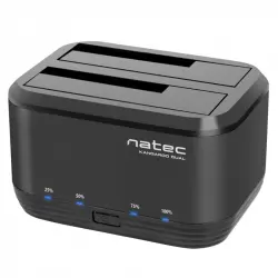 Natec Kangaroo Docking Station Dual USB 3.0 SATA Negra