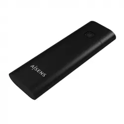 Aisens Carcasa Disco SSD M.2 NVMe USB 3.1 Gen2 Negra