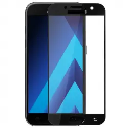 Avizar Protector Cristal Templado Borde Negro para Samsung Galaxy A5 2017