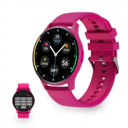 Ksix Core Smartwatch Pantalla Amoled 1.43" Sumergible Fucsia