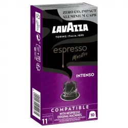Lavazza Espresso Maestro Intenso Cápsulas para Cafeteras Nespresso Caja de 10 Unidades