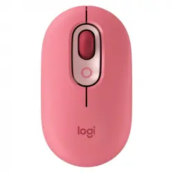 Logitech POP Ratón Inalámbrico Emoji Personalizable 4000DPI Rosa