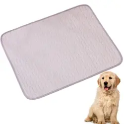 MCBOSON Alfombrilla gris de verano que mascotas se refresquen descansen - Gris