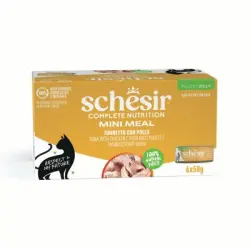 Schesir Atun Con Pollo Multipack x6 para perros 50 gr