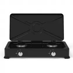 Universal Blue Lava-Adventure 6002B Placa de Gas Portátil 2 Fuegos