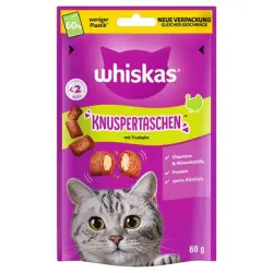 Whiskas Knuspertaschen snacks crujientes - Pavo (60 g)