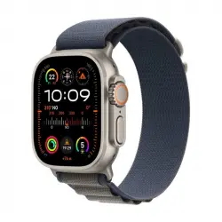 Apple Watch Ultra 2 GPS + Cellular 49mm Caja Titanio con Correa Loop Alpine Azul Mediana