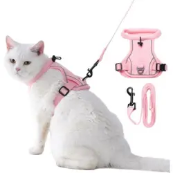 HausPets Arnés antiescape para gatos con correa de malla reflectante - Artículo 1