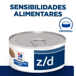 Hill's Prescription Diet z/d Food Sensitivities Comida Húmeda para Gatos Paté Original, 24 x 156 gr