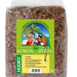 Hugro Lecho de coco para roedores y reptiles - 25 l