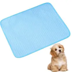 MCBOSON Alfombrilla azul de verano para refrescar y descansar a mascotas - Azul