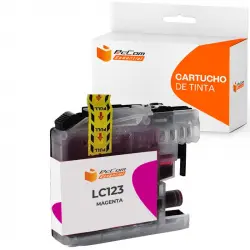 Pccom Essential Brother Lc123/lc121 Cartucho Tinta Compatible Magenta