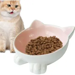 UAMLY Comedero para gatos con abertura en ángulo - Artículo 1