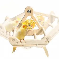 ZooVenture Columpio de madera con forma de pájaro - barco pirata