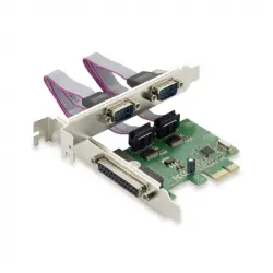 Conceptronic Tarjeta PCI Express 1x Puerto Paralelo + 2x Pueros Serie