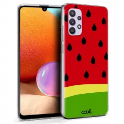 Cool Funda TPU Silicona Dibujos Sandía para Samsung A325 Galaxy A32 4G