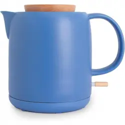 Create Kettle Ceramic Hervidor de Agua Eléctrico de Cerámica 1L Azul Cobalto