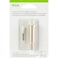 Cricut Kit Cuchilla de Punta Fina Premium + Adaptador Portacuchillas