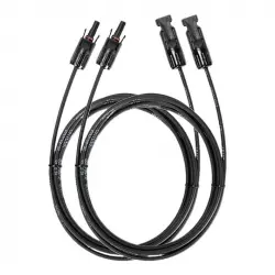 EcoFlow Cable de Extensión MC4 a XT60 para Paneles Solares 3m Pack 2 Unidades