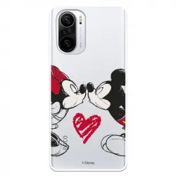 Funda Oficial de Disney Mickey y Minnie Beso para Xiaomi Mi 11i