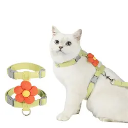 FurryFusion Juego de cuerdas de tracción para gatos (1,8 m) - Verde S
