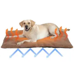 IntiMeg Alfombrilla térmica para gatos y perros - M-45*70*5cm