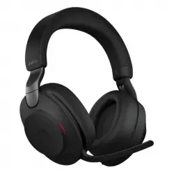 Jabra Evolve2 85 Unified Communication Auriculares Inalámbricos USB Negros + Soporte de Carga