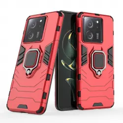 Max Power Digital Funda Magnética con Anillo Rojo para Móvil Xiaomi Mi 13T / Mi 13T Pro