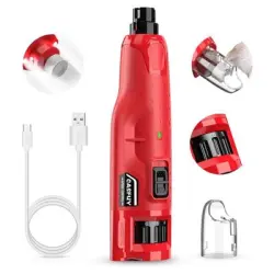 MCBOSON Lima de uñas para perros con dos luces LED - 1 pieza