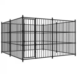 Perrera De Exterior | Jaula Para Perro | Parque Para Mascotas 300x300x185 Cm Cfw783704