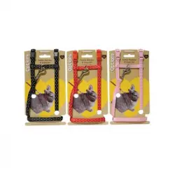 Rosewood Set Arnés Y Correa Nylon Puntos Roedores L