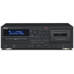 Teac AD-850-SE Reproductor de Cassette + CD Negro