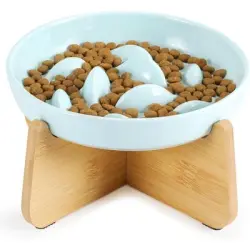 UAMLY Comedero elevado para gatos - azul