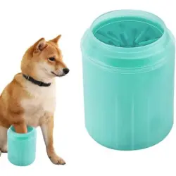 Pawffee Limpiador de patas portátil de silicona, quita barro a perros gatos - 1 pieza