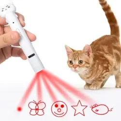 UAMLY Aventurero láser para gatos - blanco