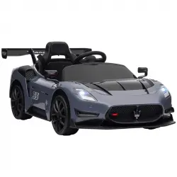 Aiyaplay Coche Eléctrico Para Niños De +3 Años Maserati Gt2 Gris