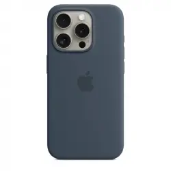 Apple Funda de Silicona con MagSafe Azul Tempestad para iPhone 15 Pro