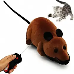 FurryFusion  de simulación de rata y gato con control remoto - Marrón