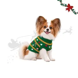 Wonder Christmas Jersey Árbol Navidad para perros - XL (55 cm)