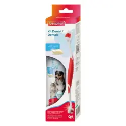 0.1 KG Beaphar Pack Dental Pasta y Cepillo para Perros y Gatos
